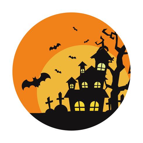 Halloween achtergrond Vector achtergrond