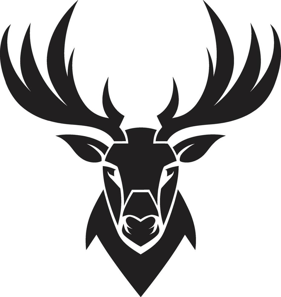 vorstelijk eland embleem voor iconisch branding eland majesteit met tijdloos in beroep gaan vector