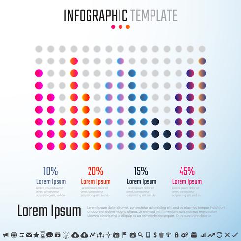 Infographics ontwerpsjabloon vector