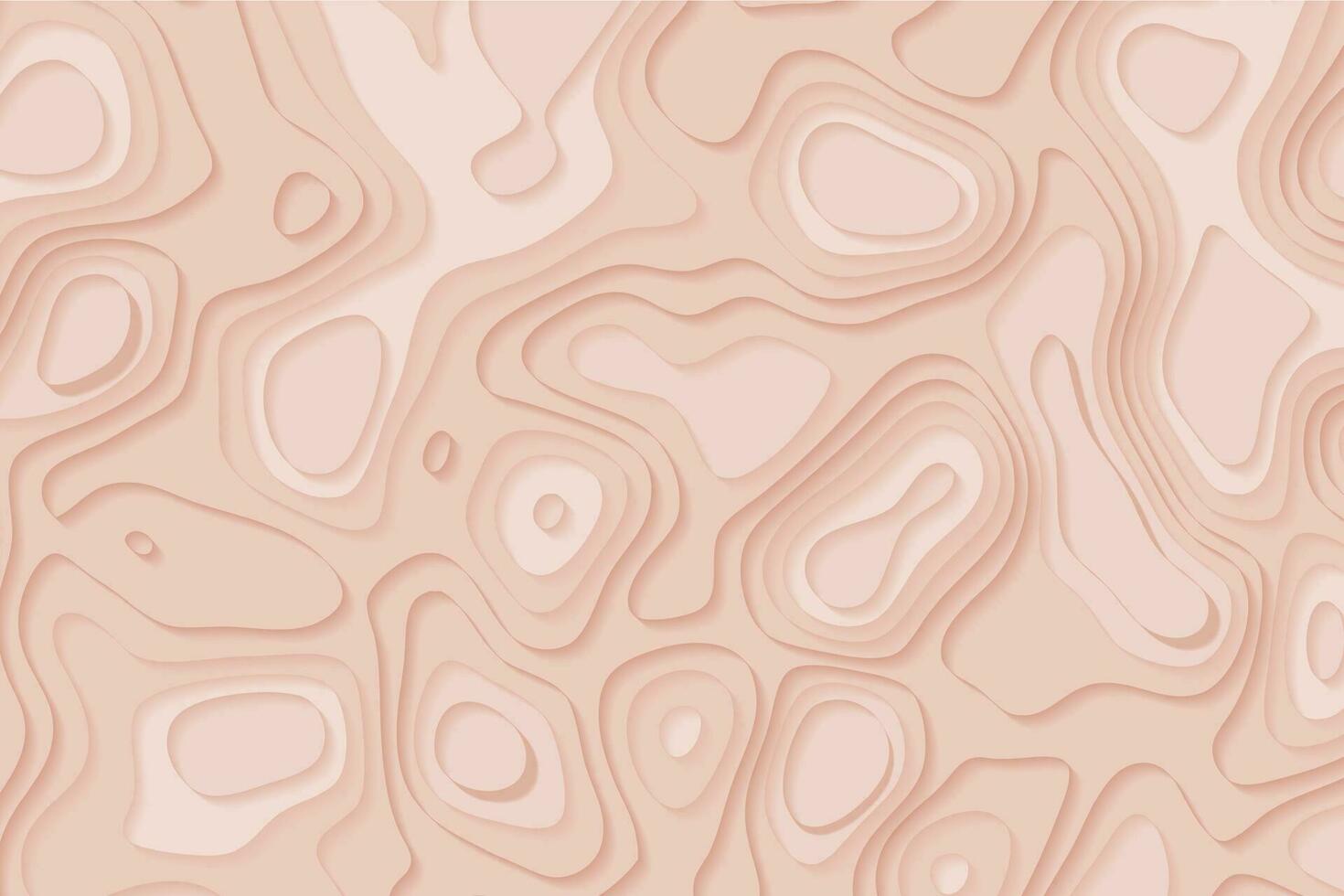abstract zacht roze papier poster getextureerde met golvend lagen, kleurrijk papier besnoeiing achtergrond. Hoes lay-out ontwerp sjabloon. vector