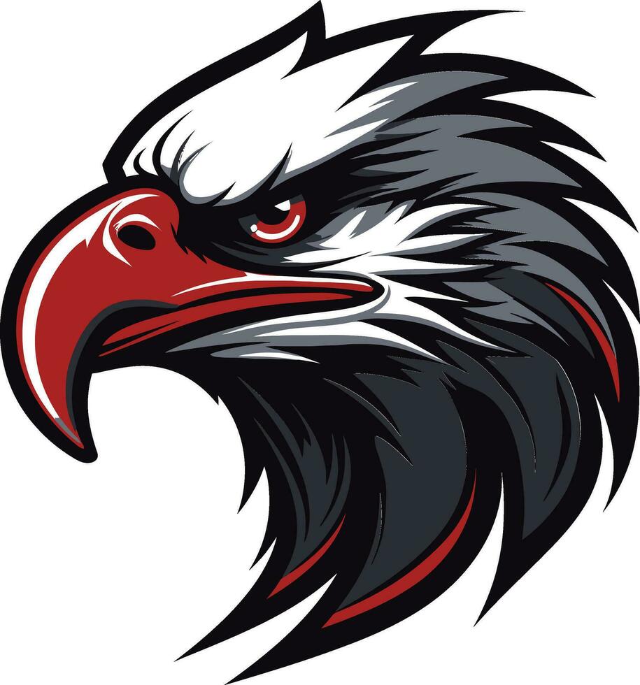 antenne suprematie zwart adelaar ontwerp logo edele zweven zwart adelaar logo meesterschap vector