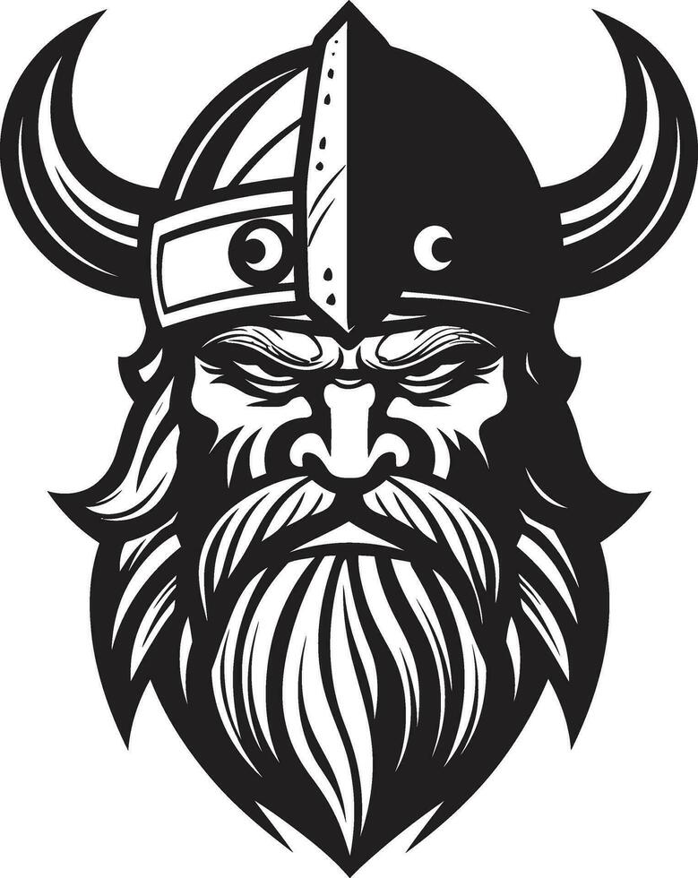 ragnaroks erfenis een viking logo in vector mysticus zee koning een raadselachtig viking mascotte