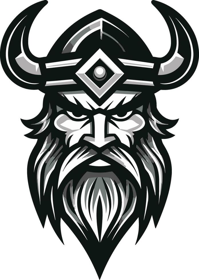 krijgers moed een elegant vector viking voogd schildmaagd erfenis een viking embleem van sterkte