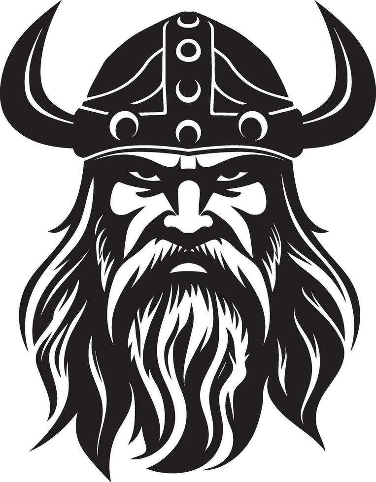 krijgers erfenis een zwart vector viking logo de valkyries zegen een vrouwelijk viking mascotte