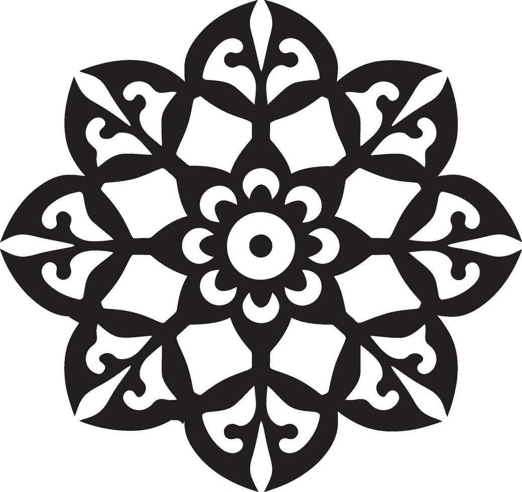 zwart en goud elegantie opnieuw gedefinieerd Arabisch bloemen patroon Arabisch magie in zwart en wit bloemen tegels in vector