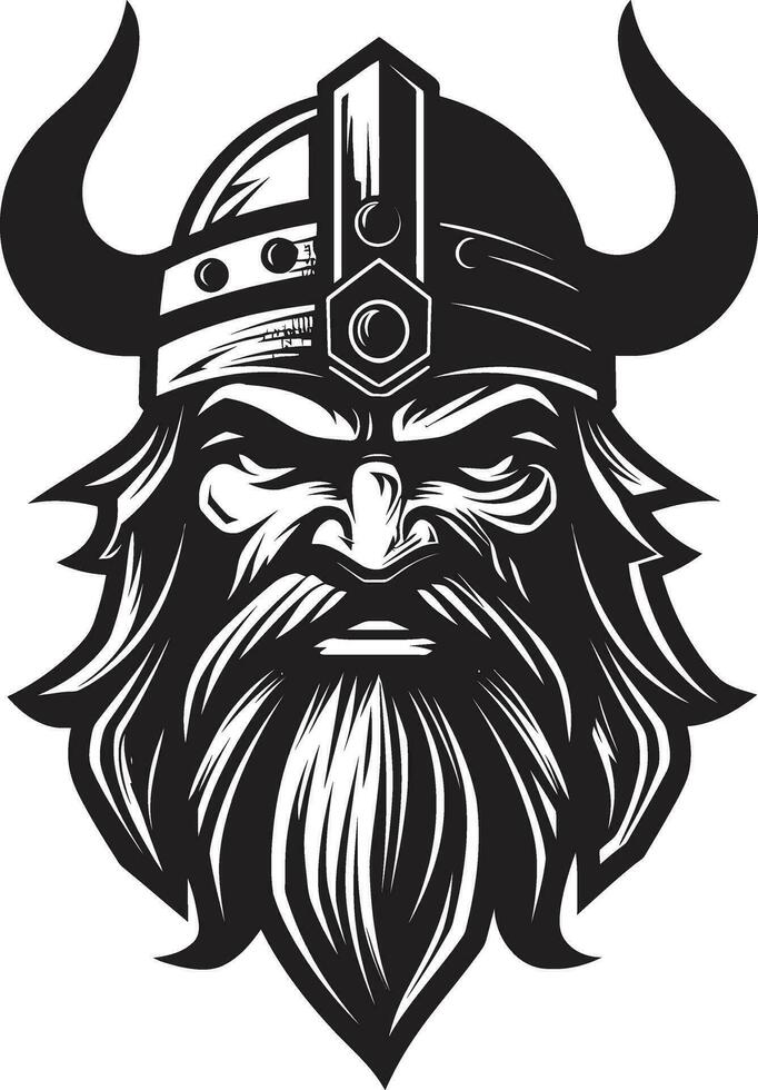 de valkyries zegen een vrouwelijk viking embleem ijzig indringer een viking mascotte van vorst vector