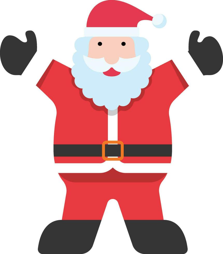 de kerstman claus Kerstmis icoon illustrator vector