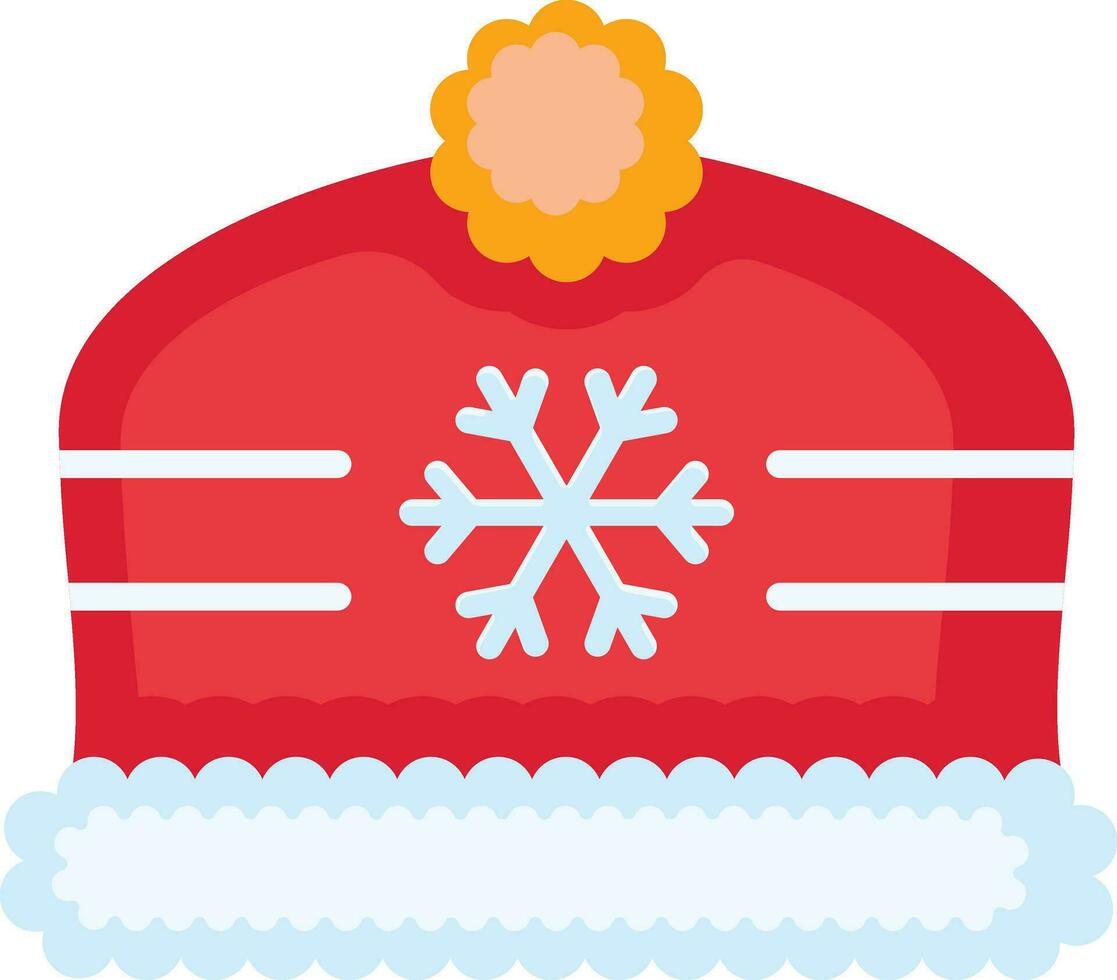 hoed Kerstmis icoon illustrator vector