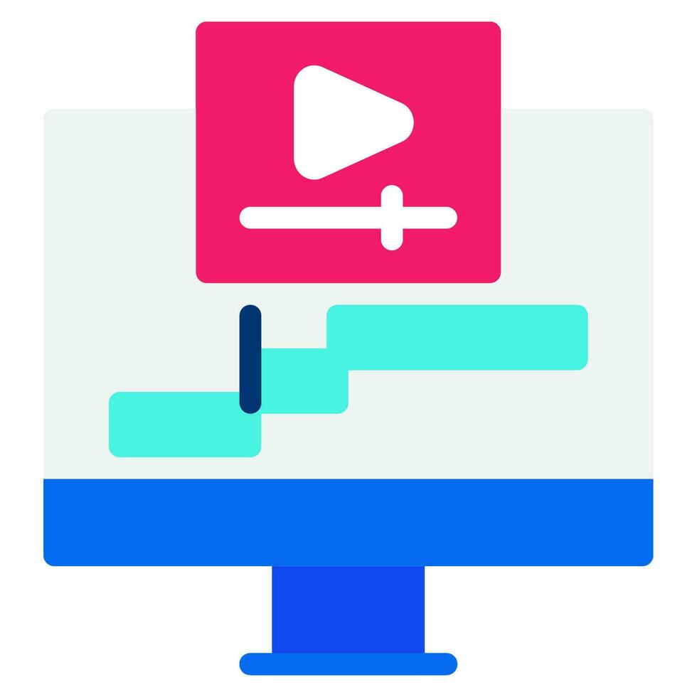 bewerken video icoon voor web, uiux, infografisch, enz vector