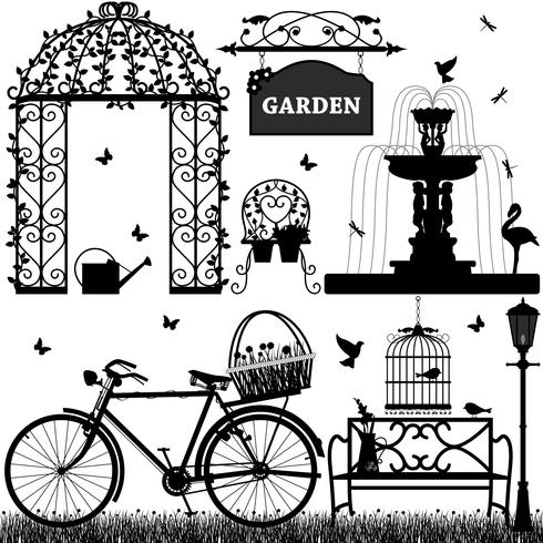 Garden Park Recreatief. vector