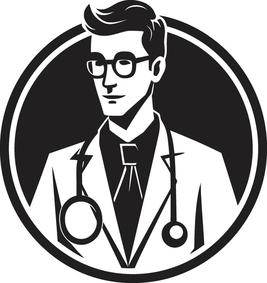 beheersen dokter vectoren de kunst van arts illustratie vectoriseren geneeskunde samenvoegen kunst en gezondheidszorg ontwerp