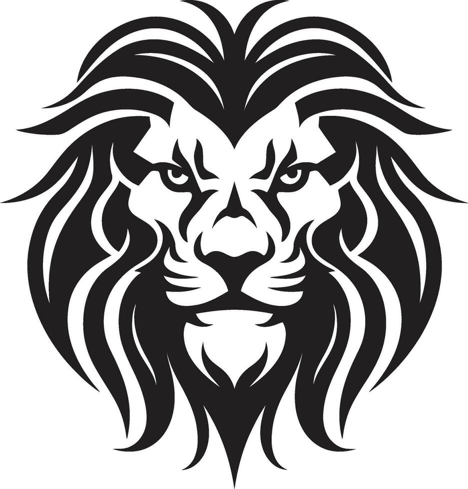 de essence van de wild leeuw vector kunstenaarstalent majestueus blik in vector gedetailleerd leeuw illustratie