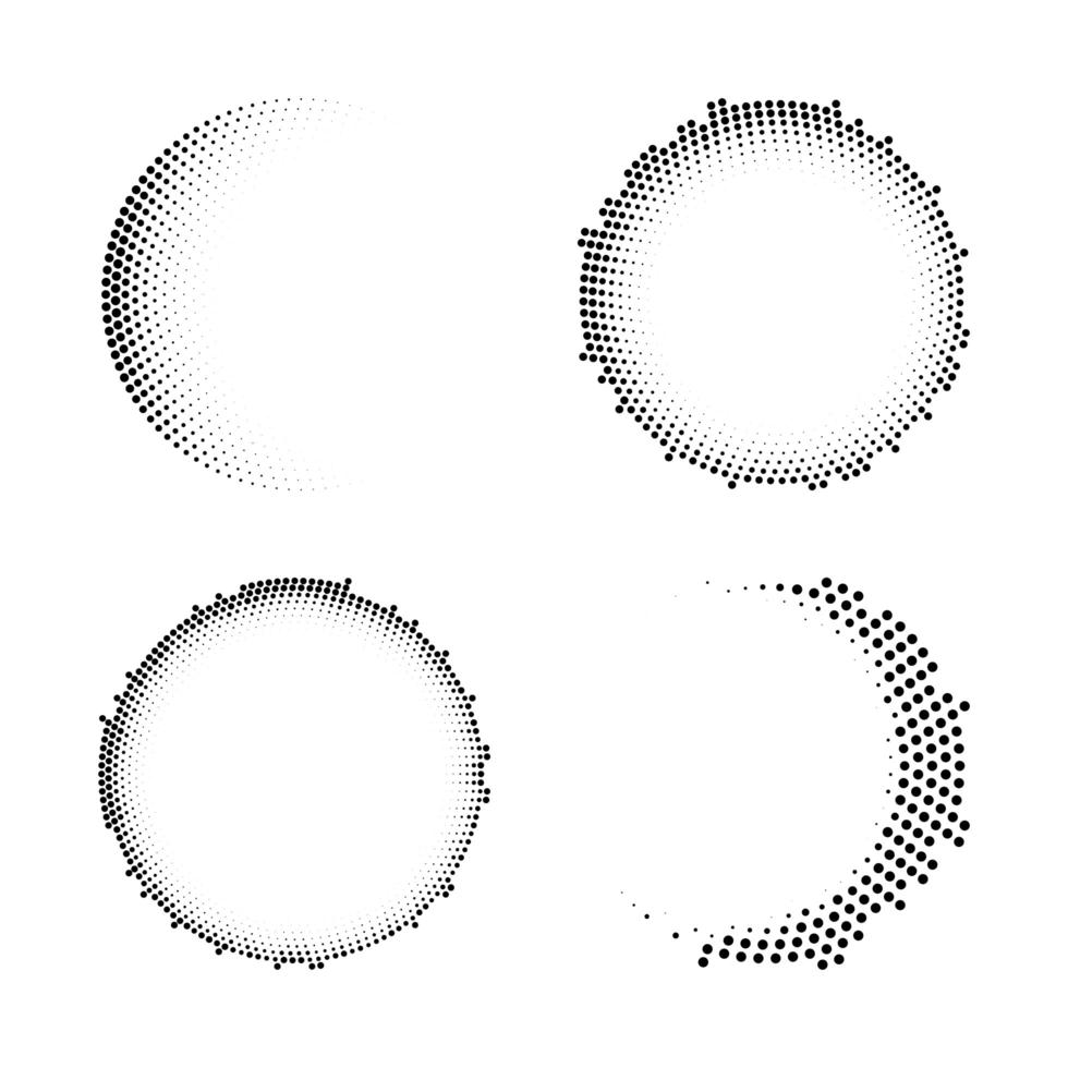 abstracte halftoon gestippelde grunge patroon textuur. vector