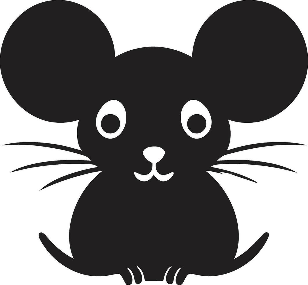 creëren een muis illustratie voor groet kaarten realistisch vacht renderen in muis vectoren