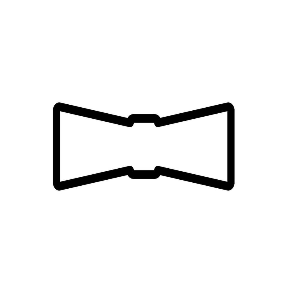corbata kont vlieg icoon ontwerp vector