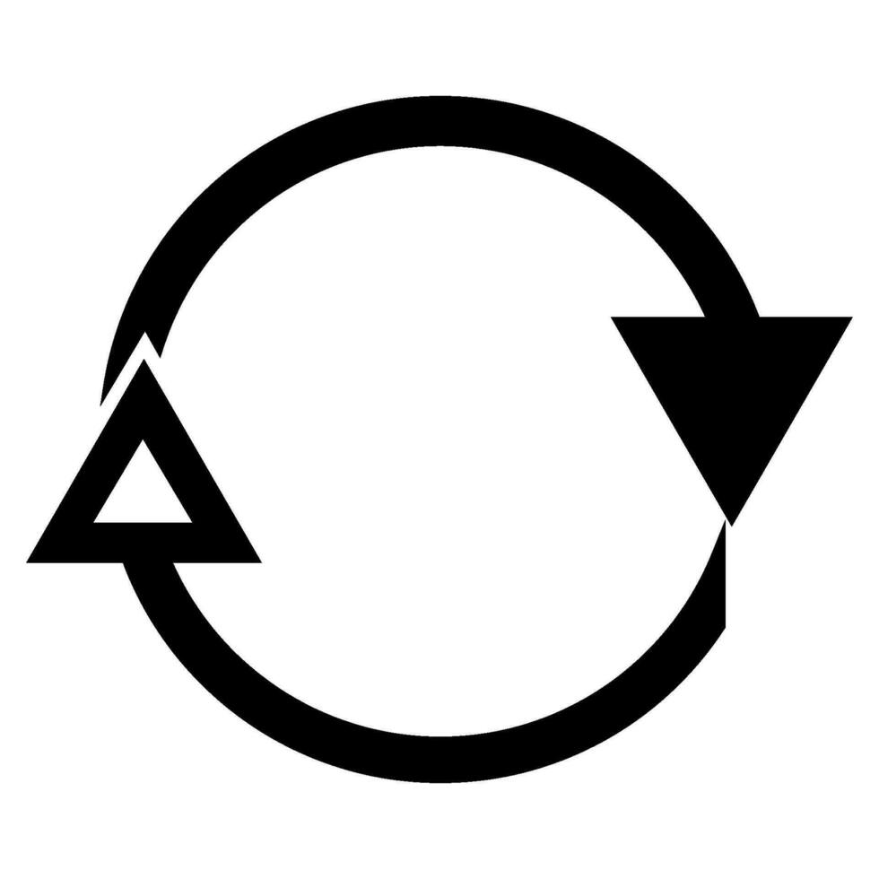 cirkel pijl icoon ontwerp vector