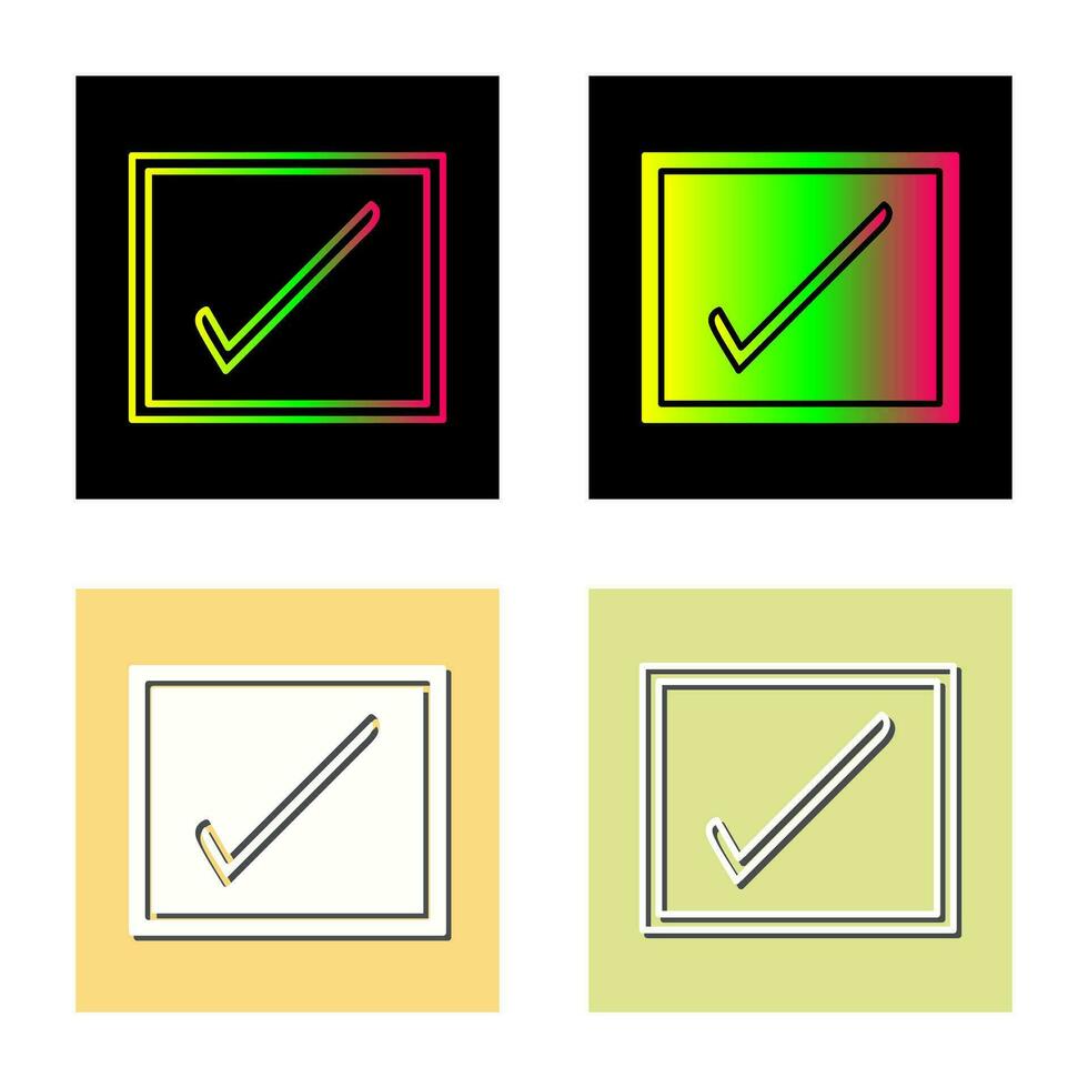 checkbox vector icoon