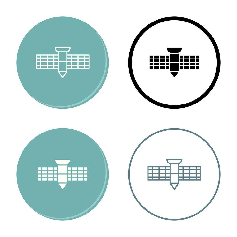 satelliet vector pictogram