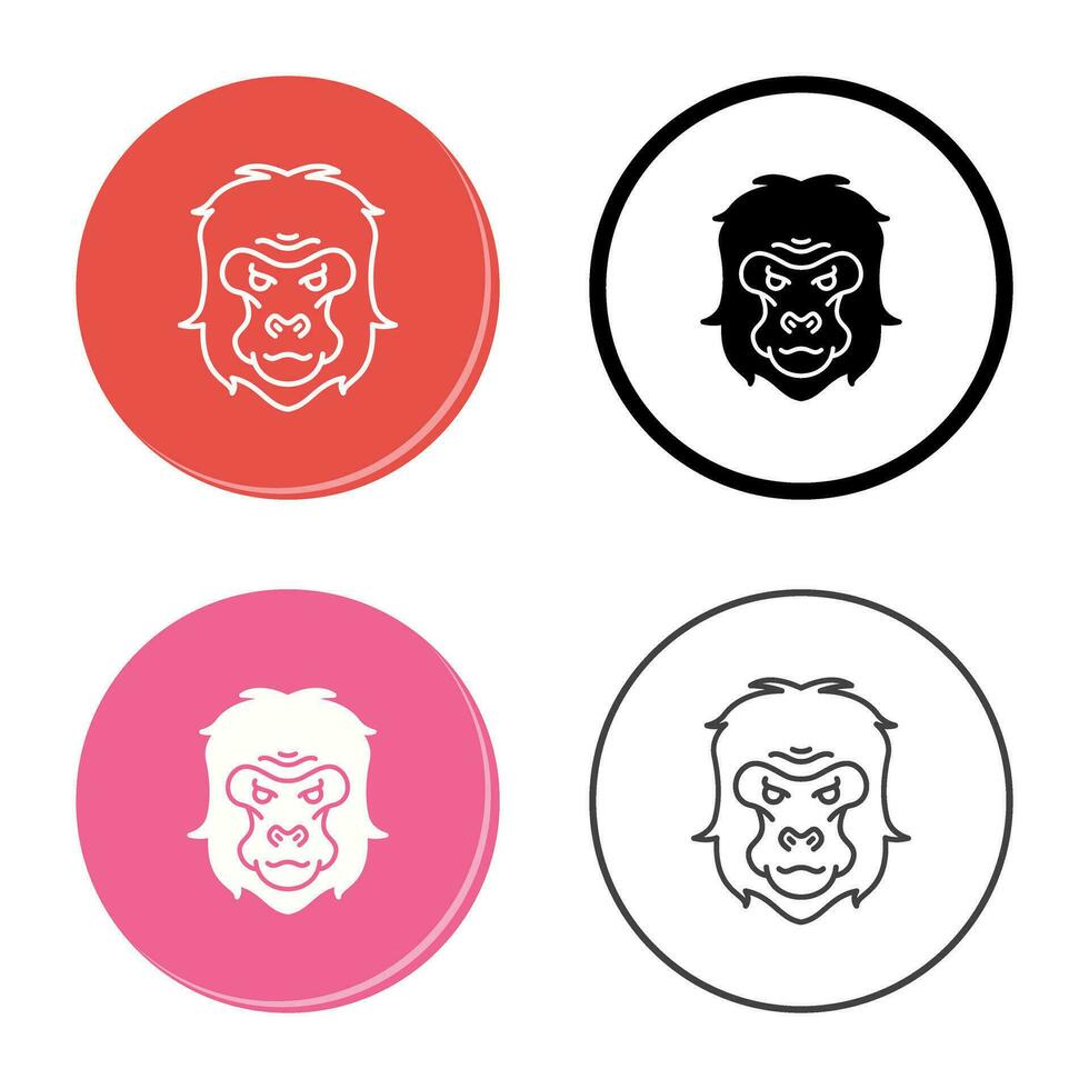 gorilla vector icoon