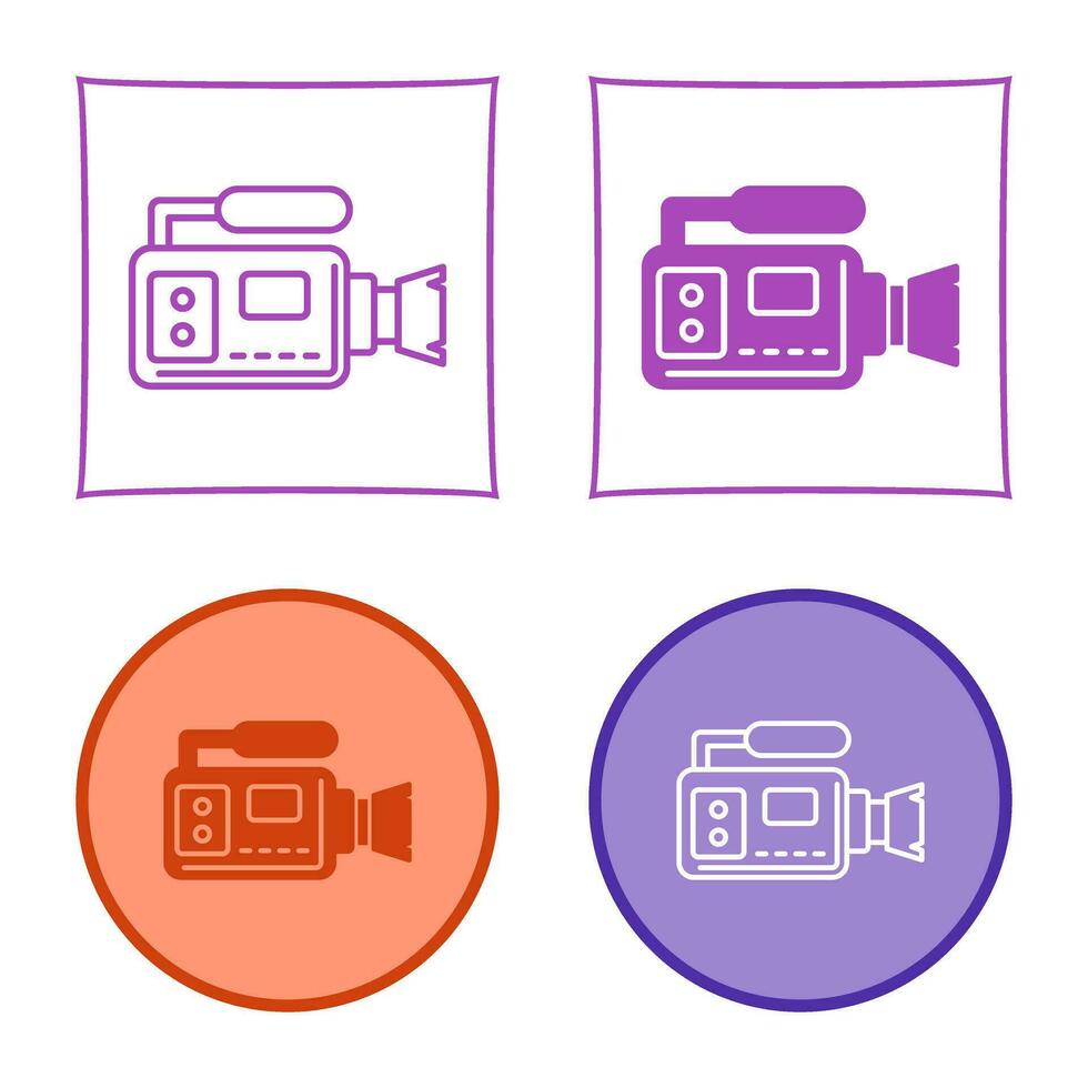 videocamera vector pictogram