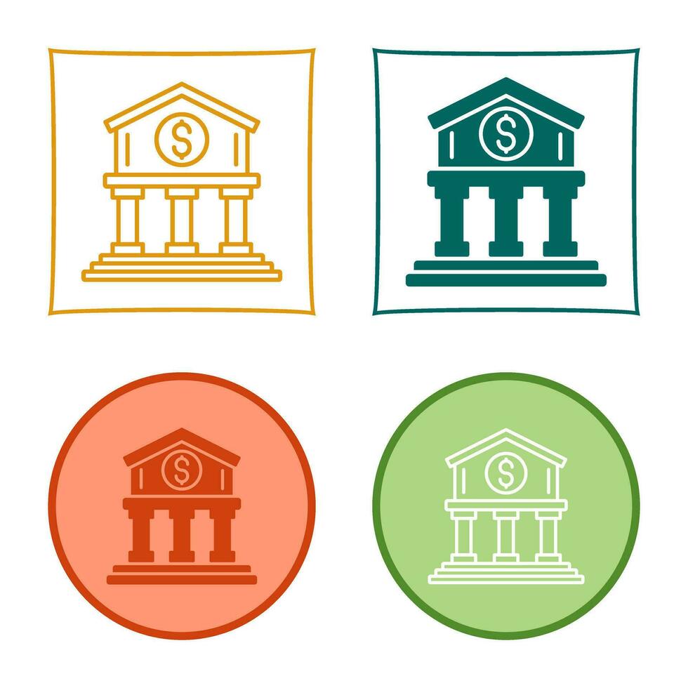 bank vector pictogram