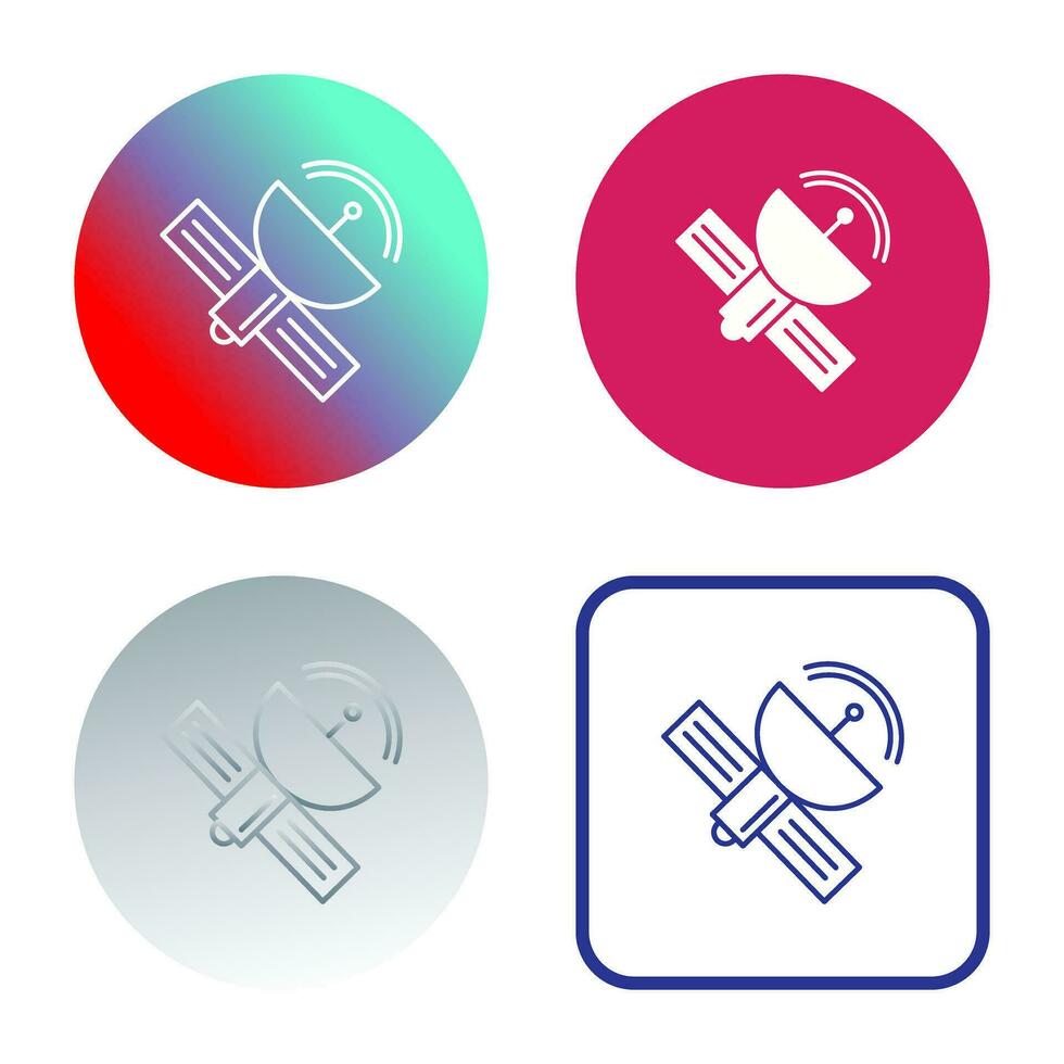 satelliet vector pictogram