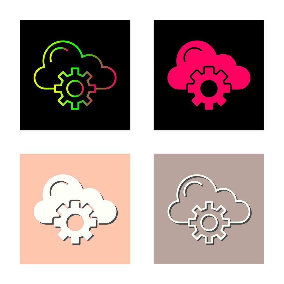 cloud computing vector icon