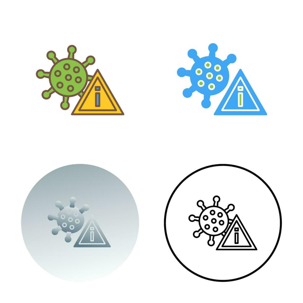 coronavirus vector pictogram