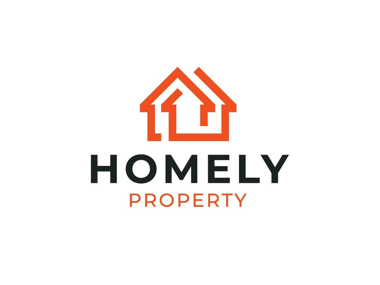 huiselijk eigendom logo voor slim gebouw agentschap vector