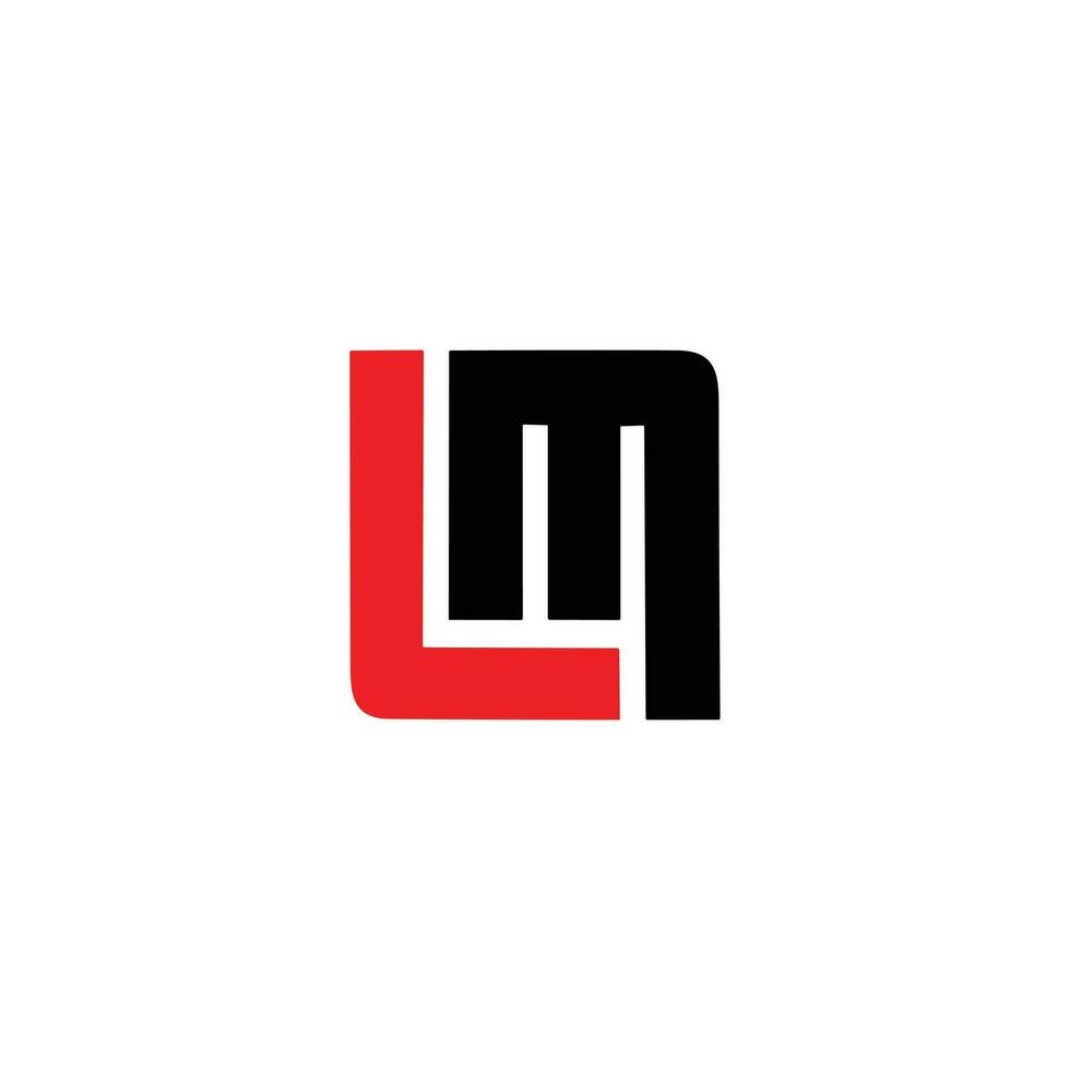 lm brief logo icoon vector