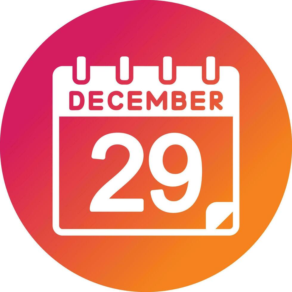 29 december vector icoon