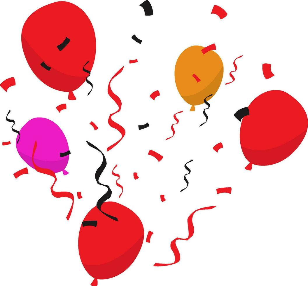 ballonnen sticker illustratie vector