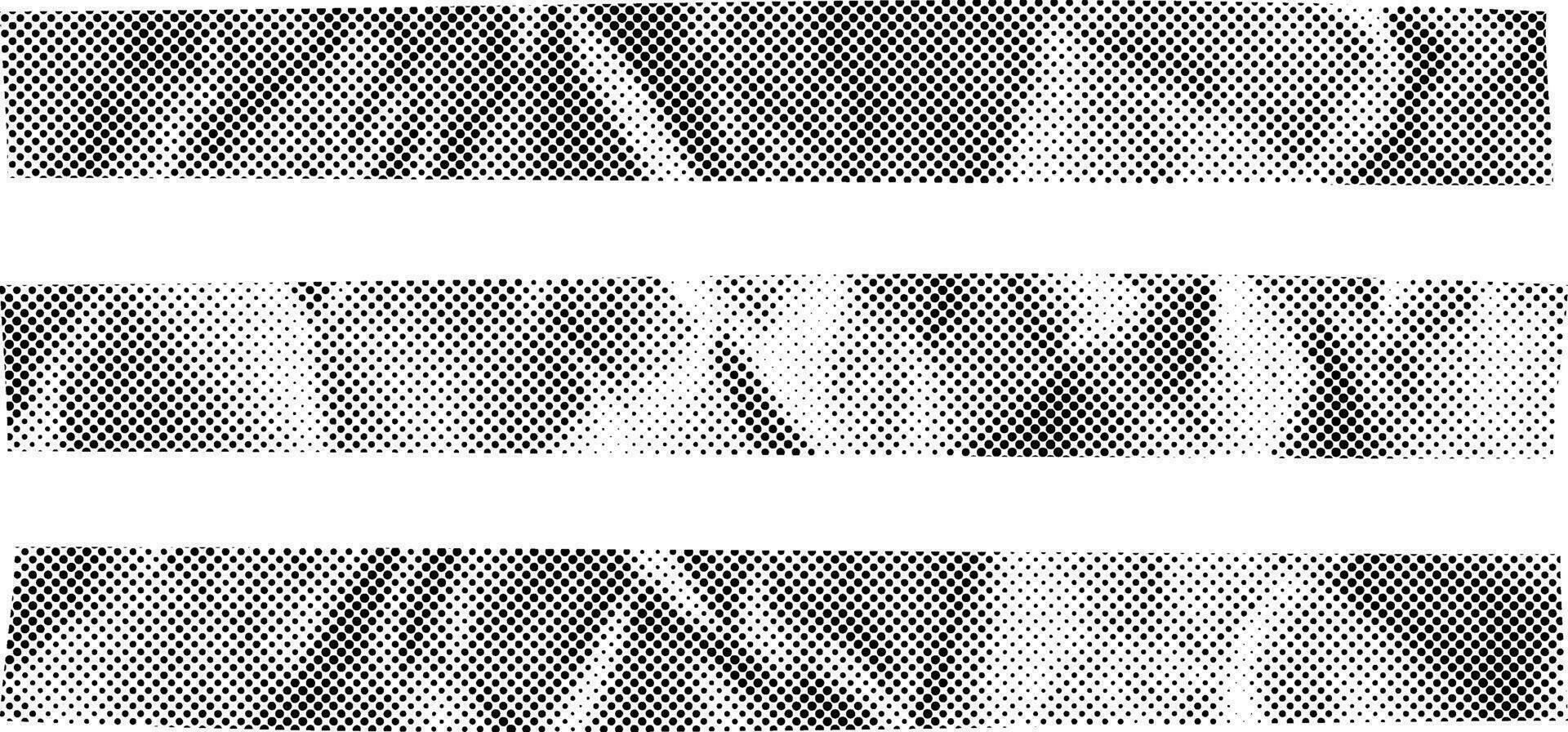 stippel halftone patroon collage papier besnoeiing uit structuur vector rechthoeken reeks