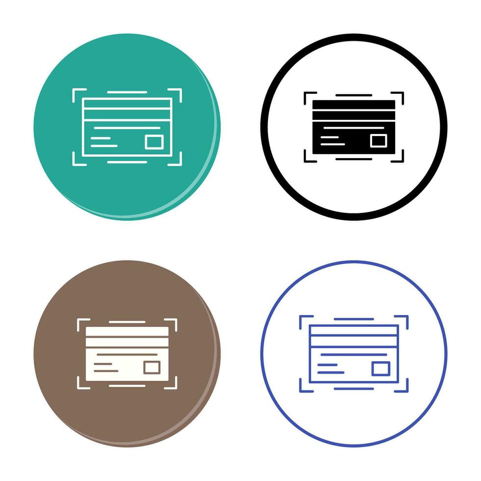 creditcard vector pictogram