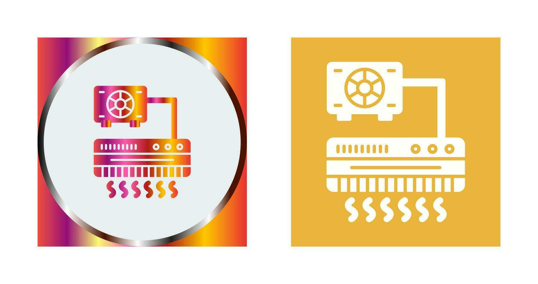 airconditioner vector pictogram