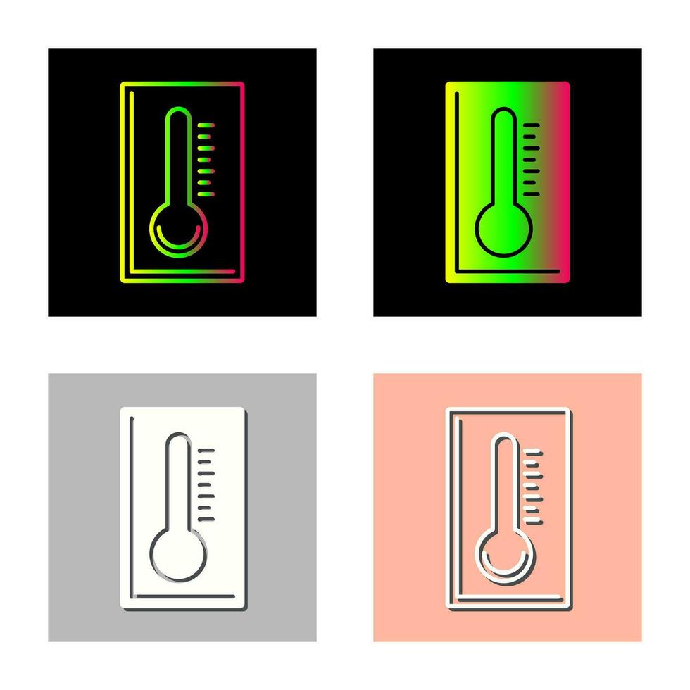 thermometer vector pictogram