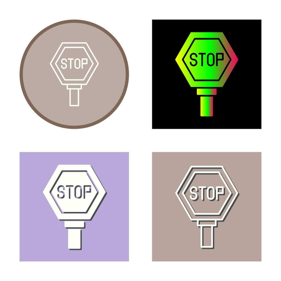 stopbord vector pictogram