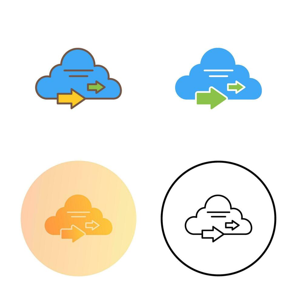 cloud computing vector icon