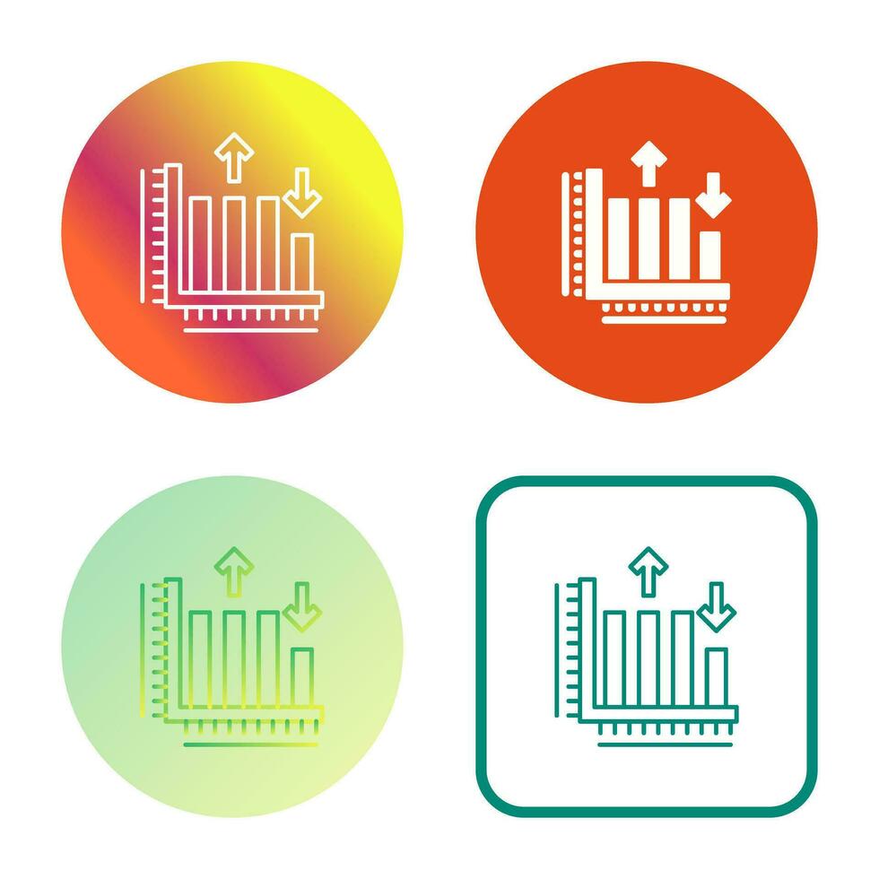 bar diagram vector icoon