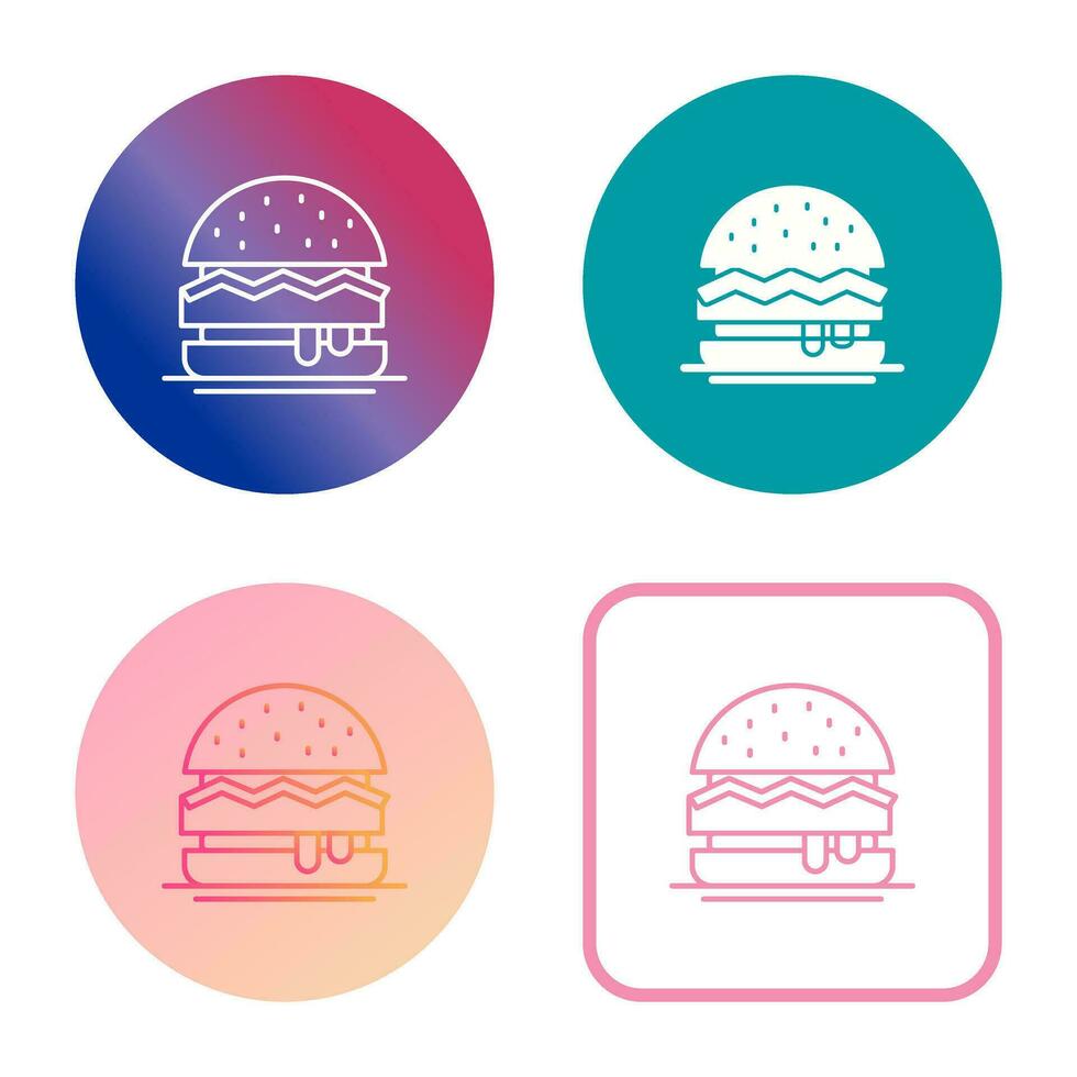 Hamburger vector icoon