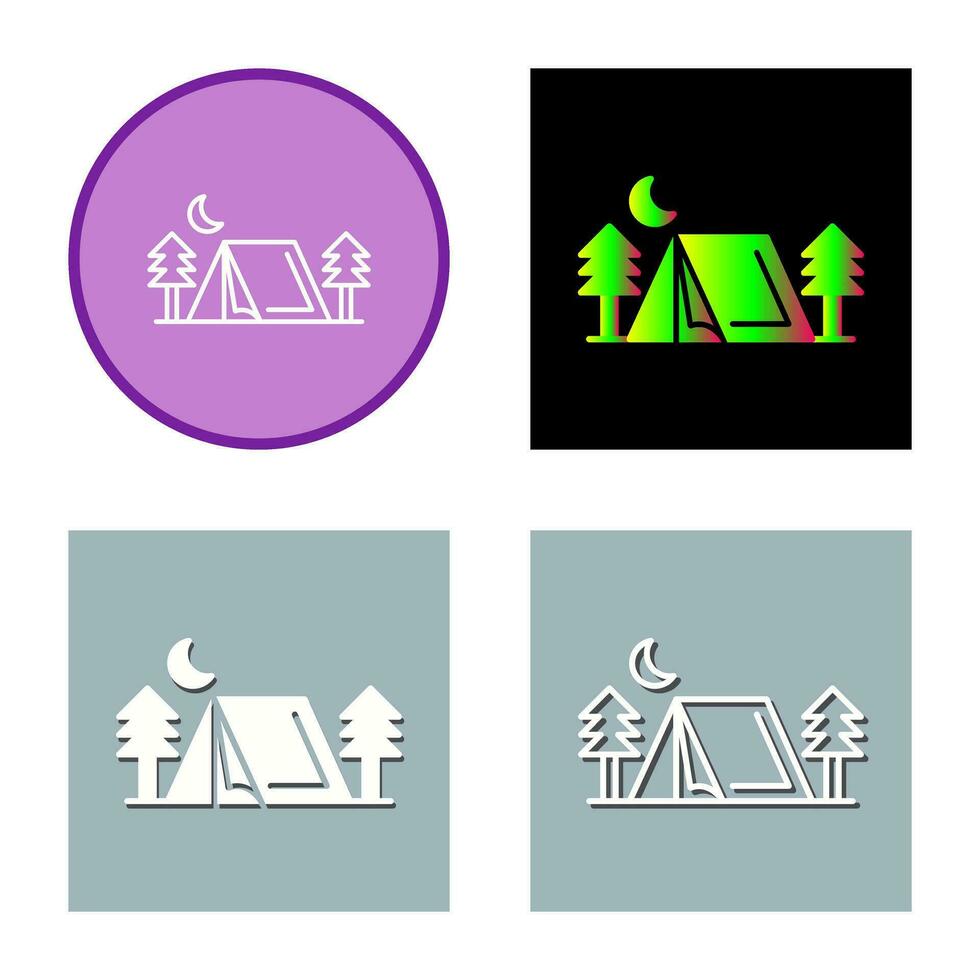 tent vector pictogram