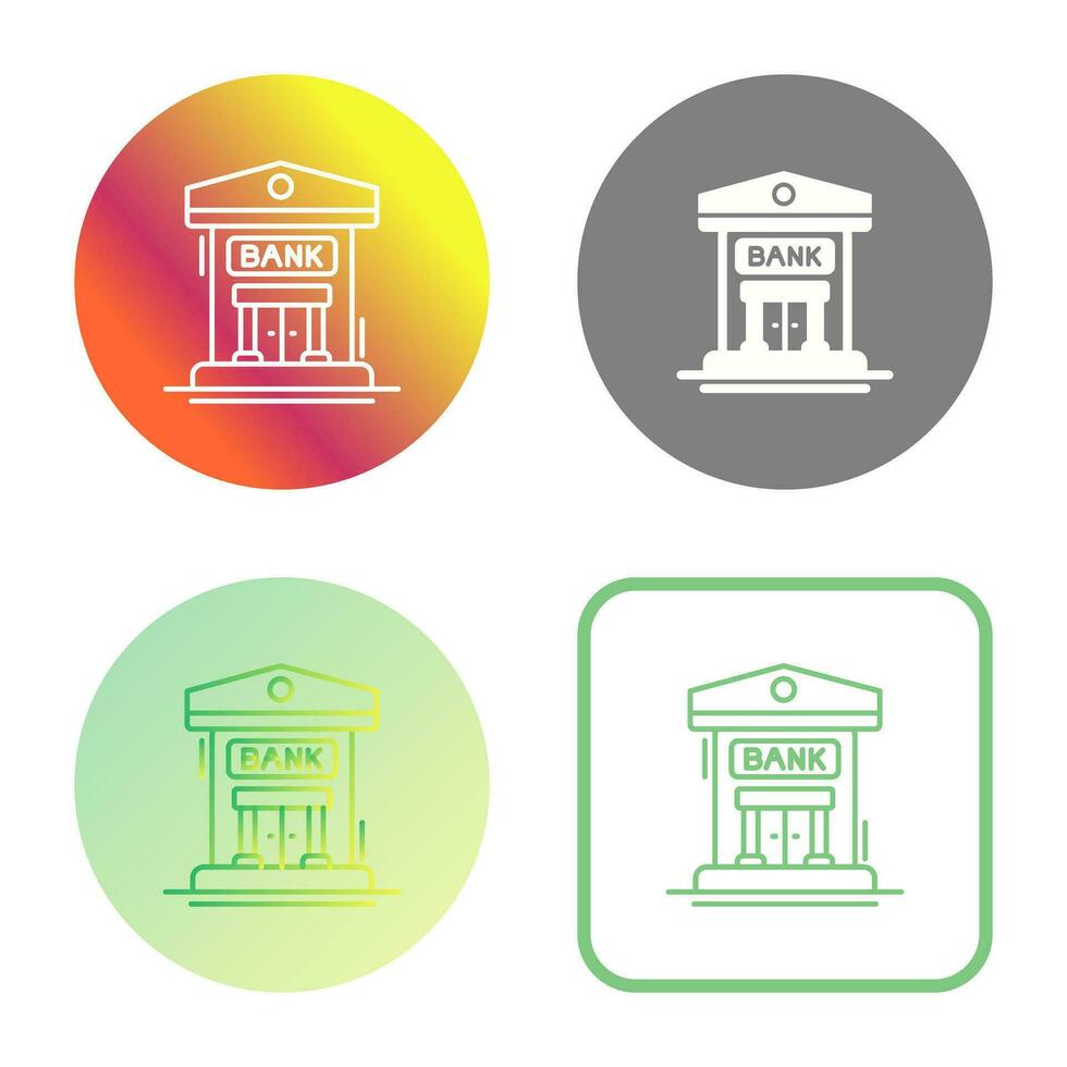 bank vector pictogram