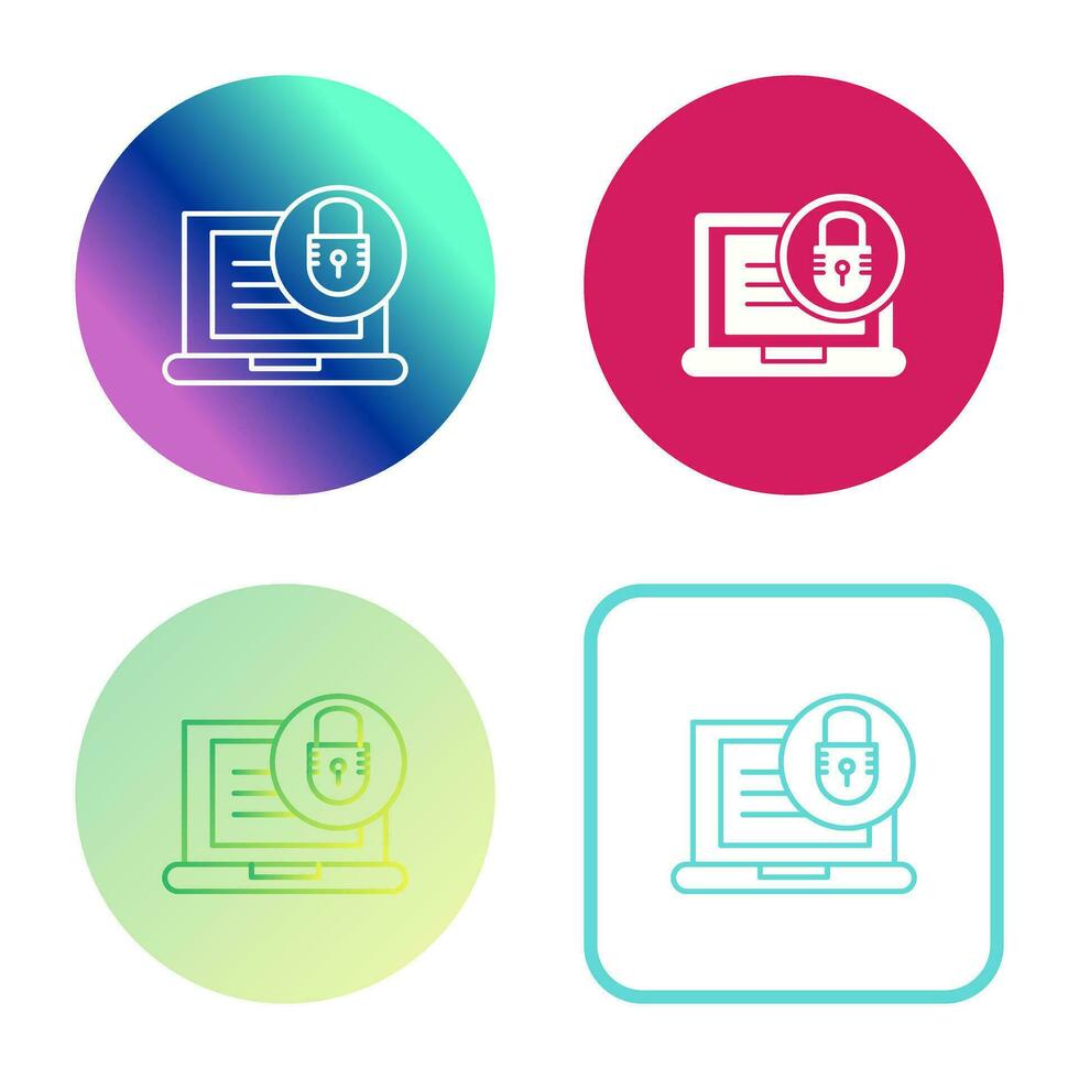 hangslot vector pictogram