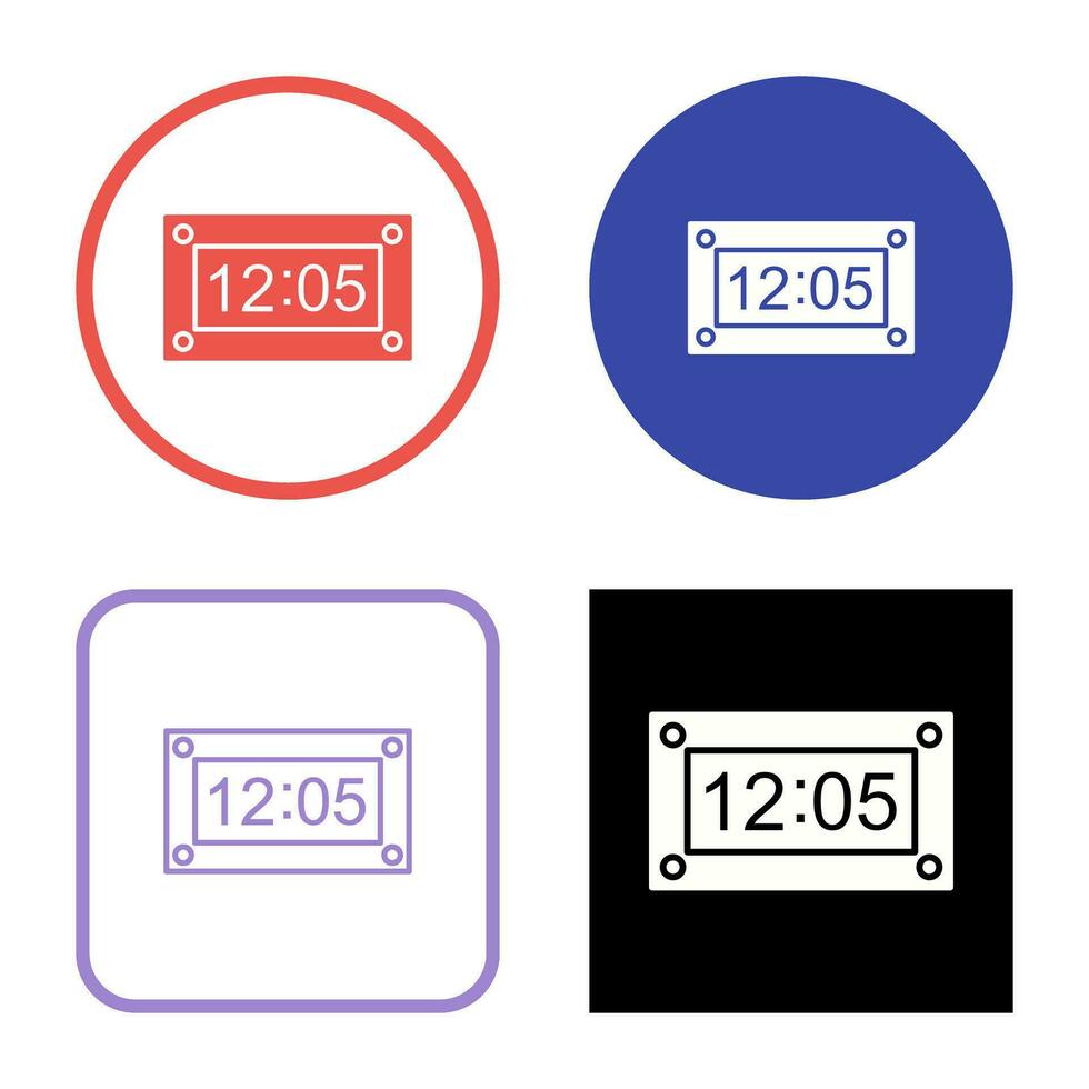 uniek timer vector icoon