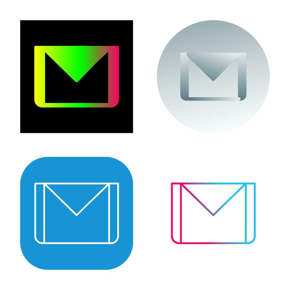 uniek e-mail vector icoon