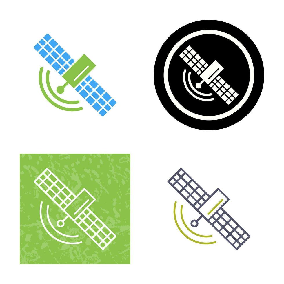 satelliet vector pictogram