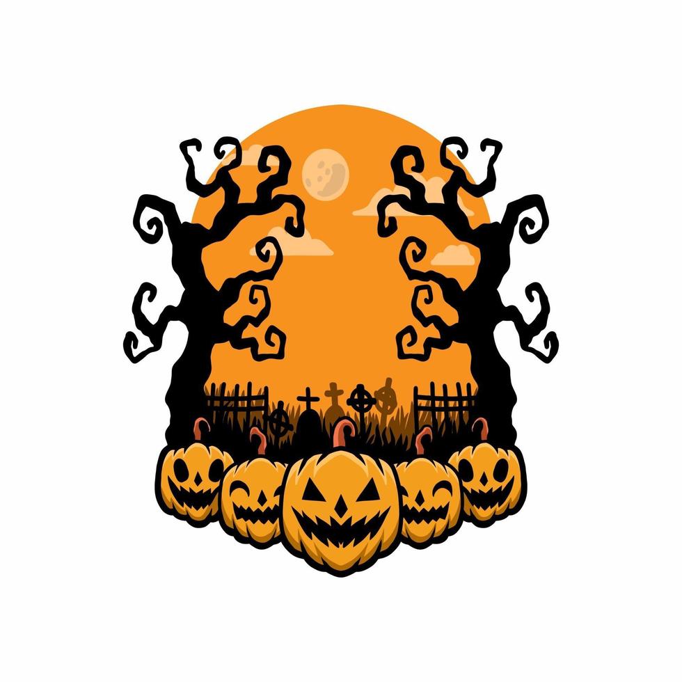 halloween vectorillustratie vector