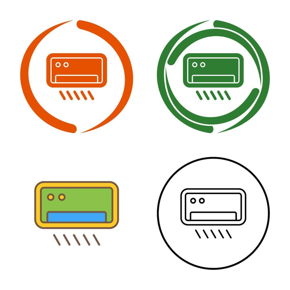 airconditioner vector pictogram