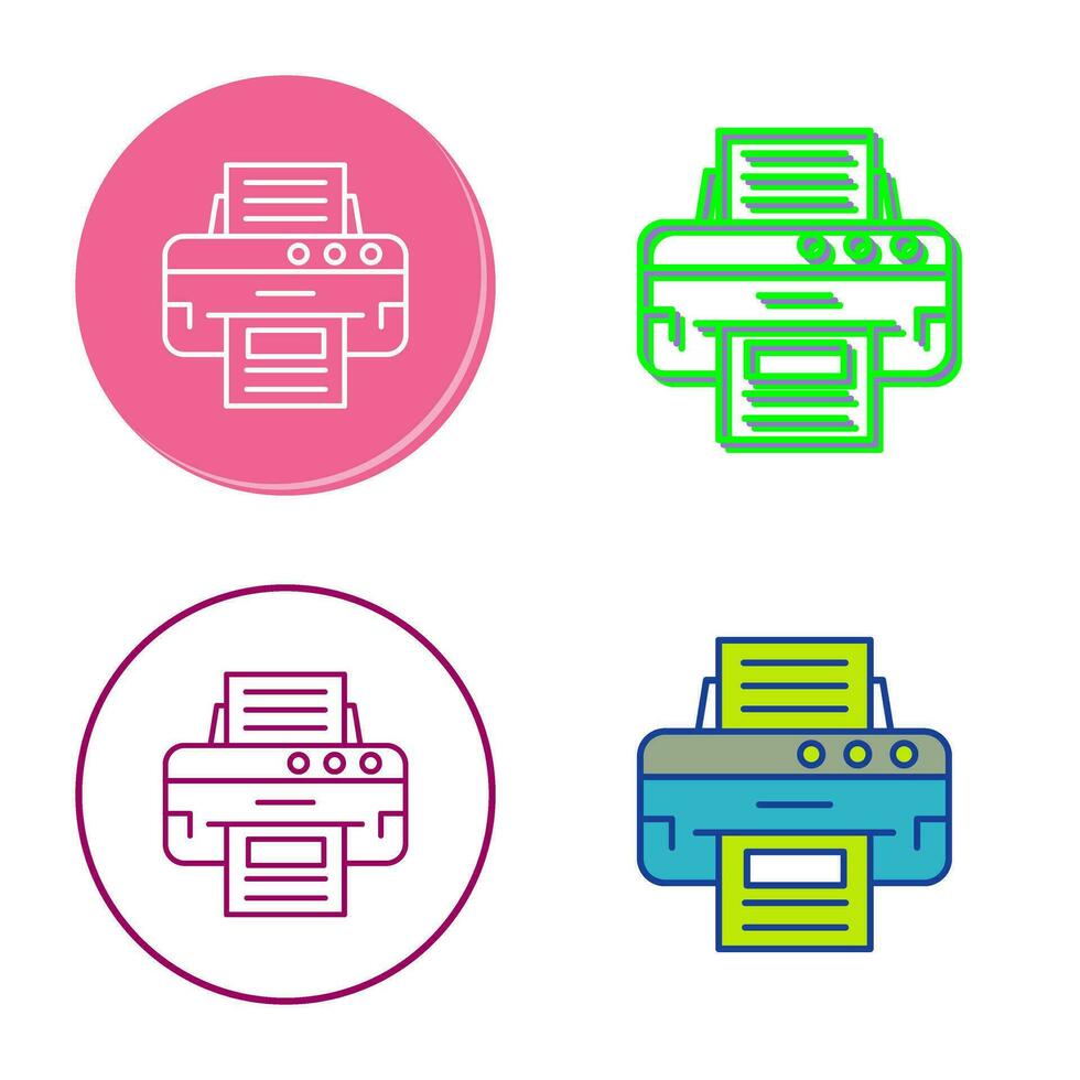 printer vector pictogram