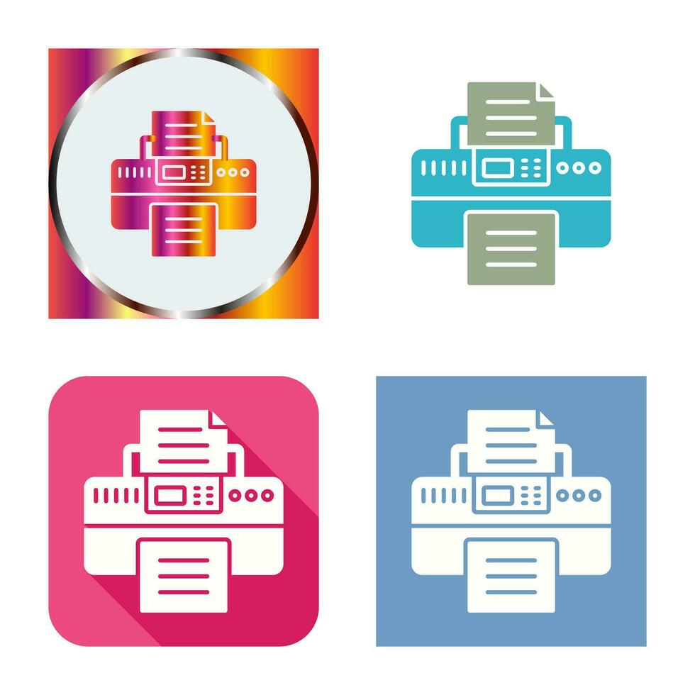 printer vector pictogram